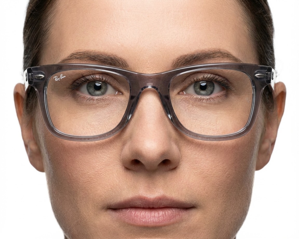 Ray-Ban RX4340V 8225 50-22 Gris  vue 360 degr&eacute;s 8
