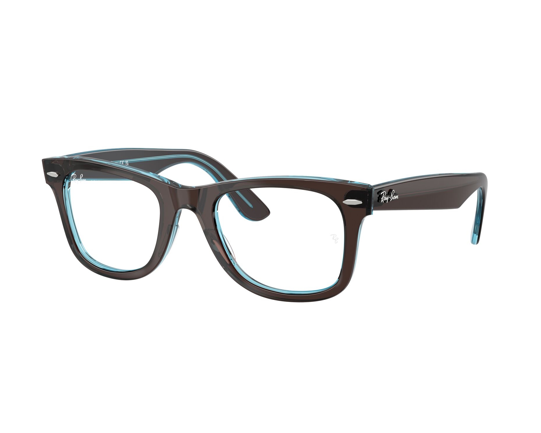 Ray-Ban RX4340V 8366 50-22 Marron  vue 360 degr&eacute;s 2