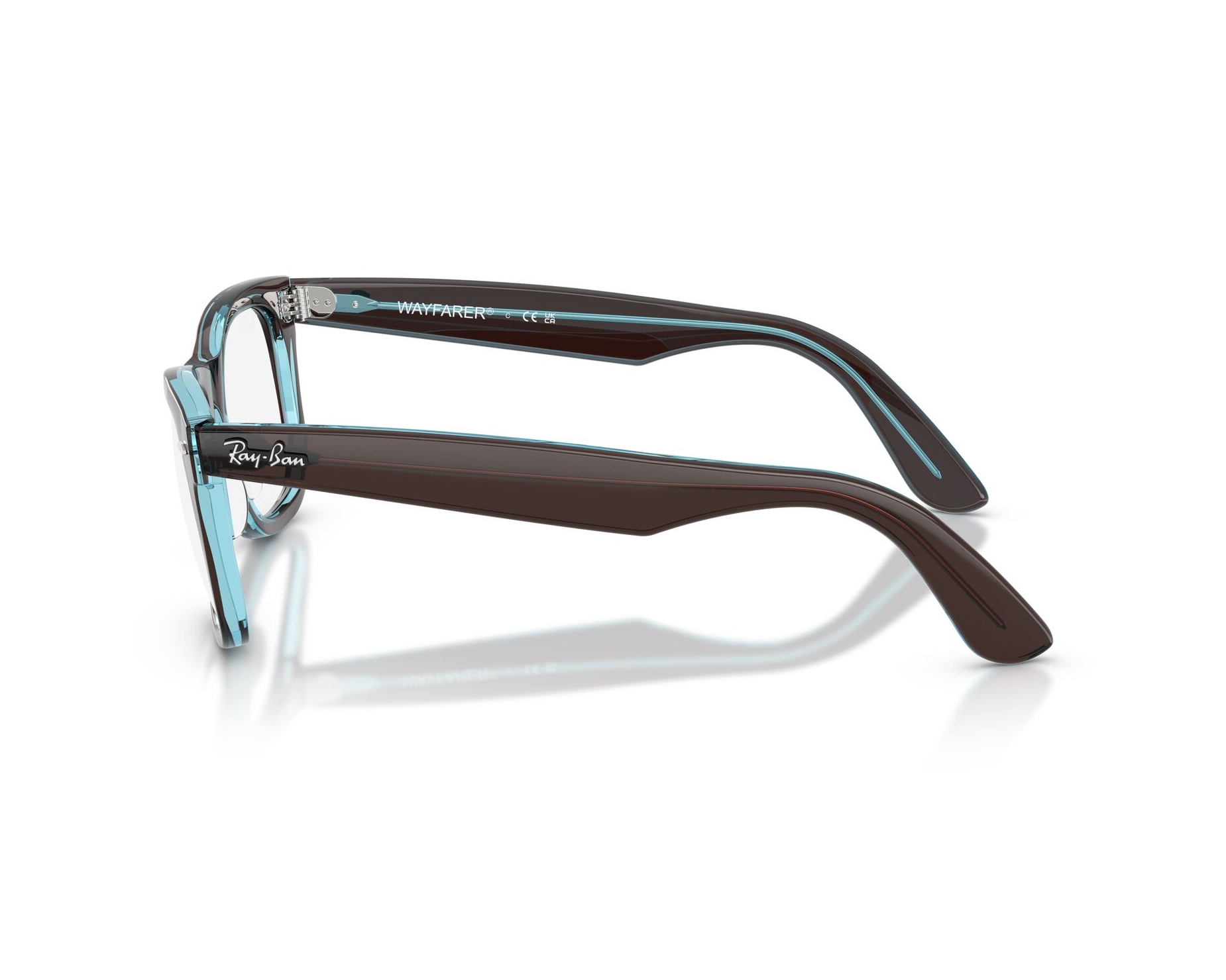 Ray-Ban RX4340V 8366 50-22 Marron  vue 360 degr&eacute;s 7