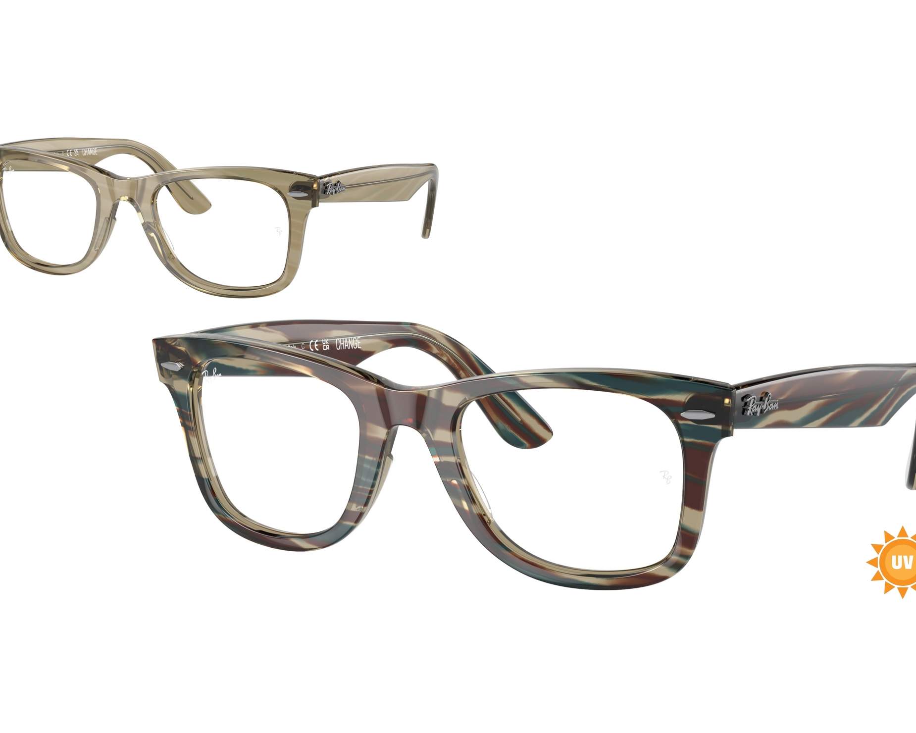 Ray-Ban RX4340V 8381 50-22 Gris  vue 360 degr&eacute;s 1