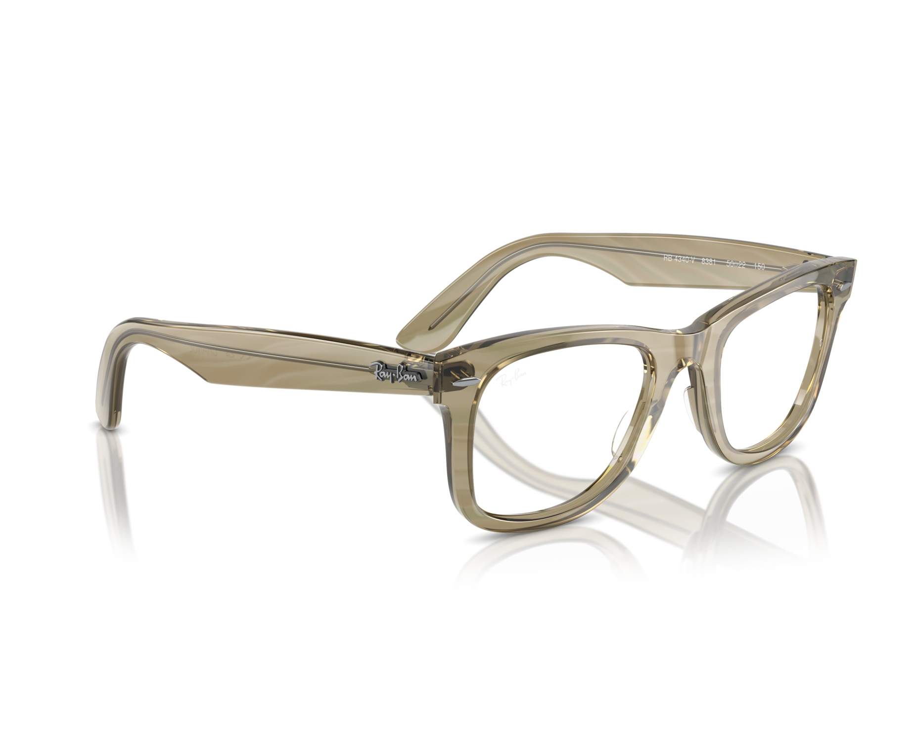 Ray-Ban RX4340V 8381 50-22 Gris  vue 360 degr&eacute;s 4