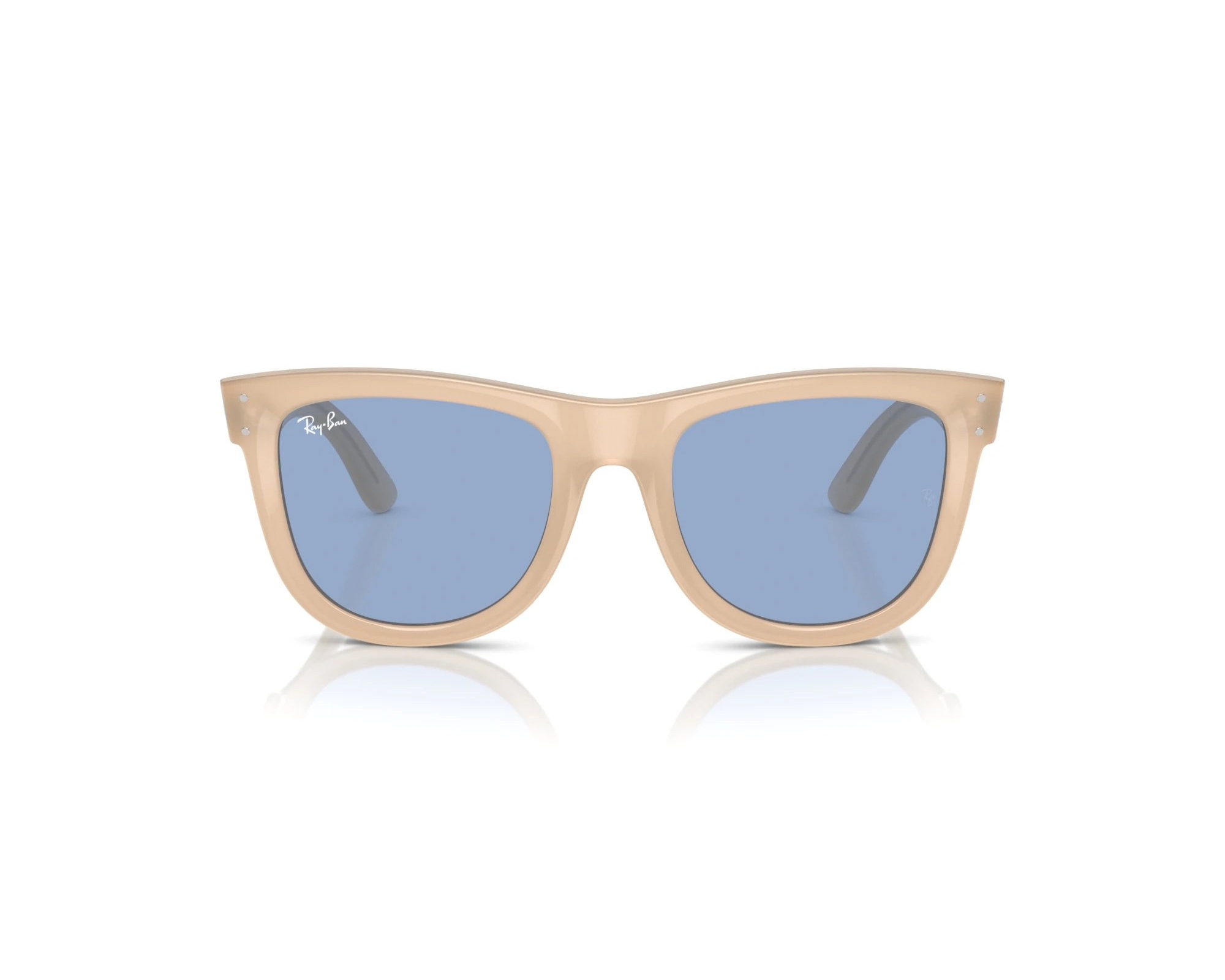 Ray-Ban RBR0502S 678072 50-22 Beige  vue de profil