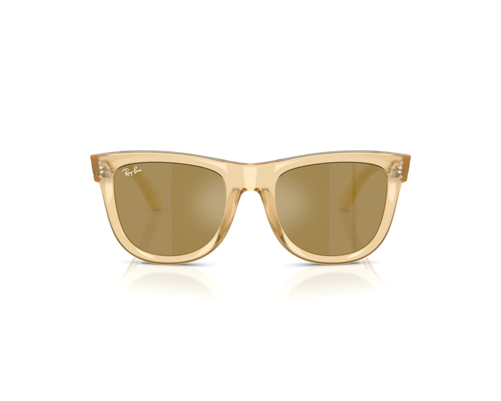 Ray-Ban RBR0502S 68215A 50-22 Jaune  vue de profil