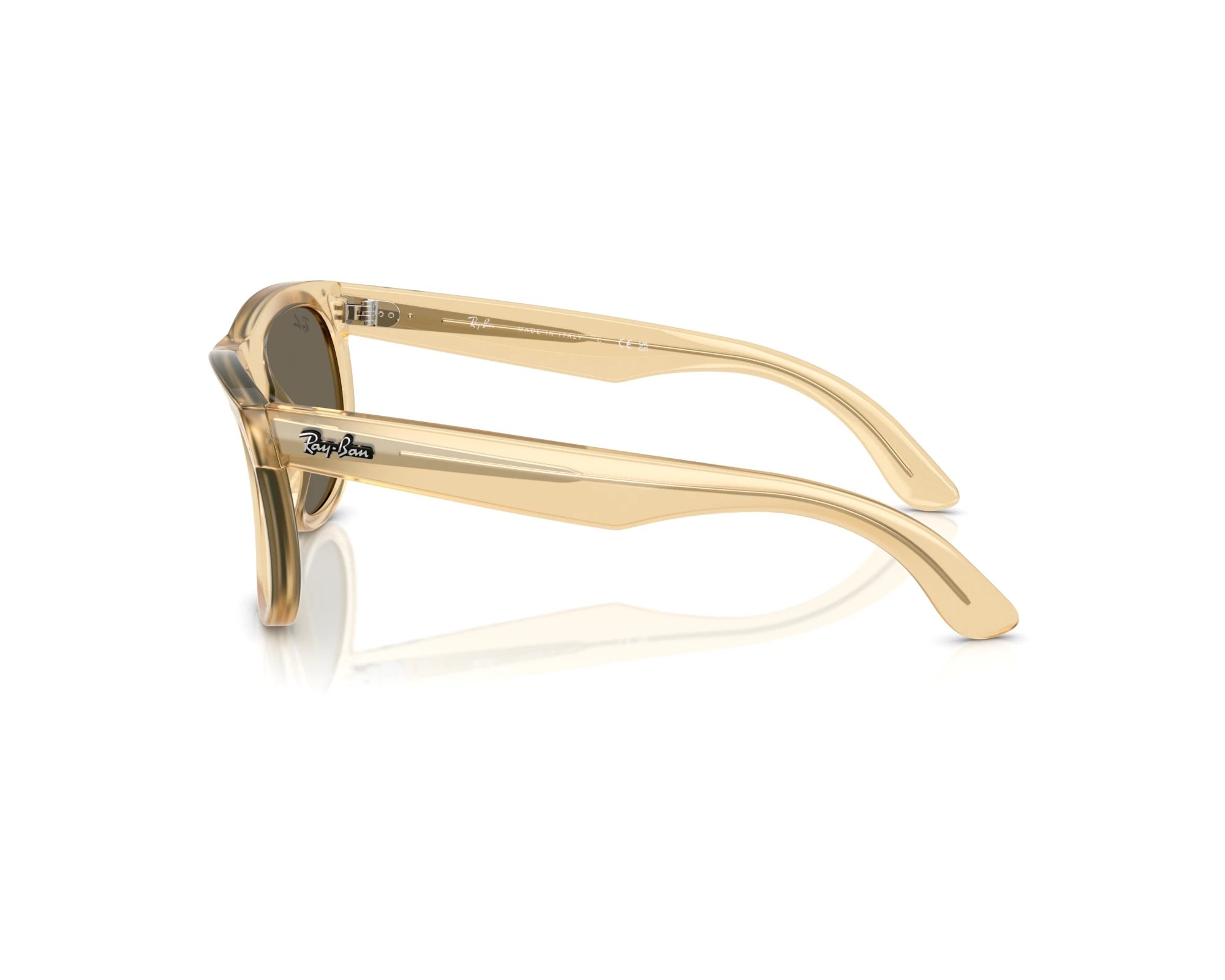 Ray-Ban RBR0502S 68215A 50-22 Jaune  vue de face