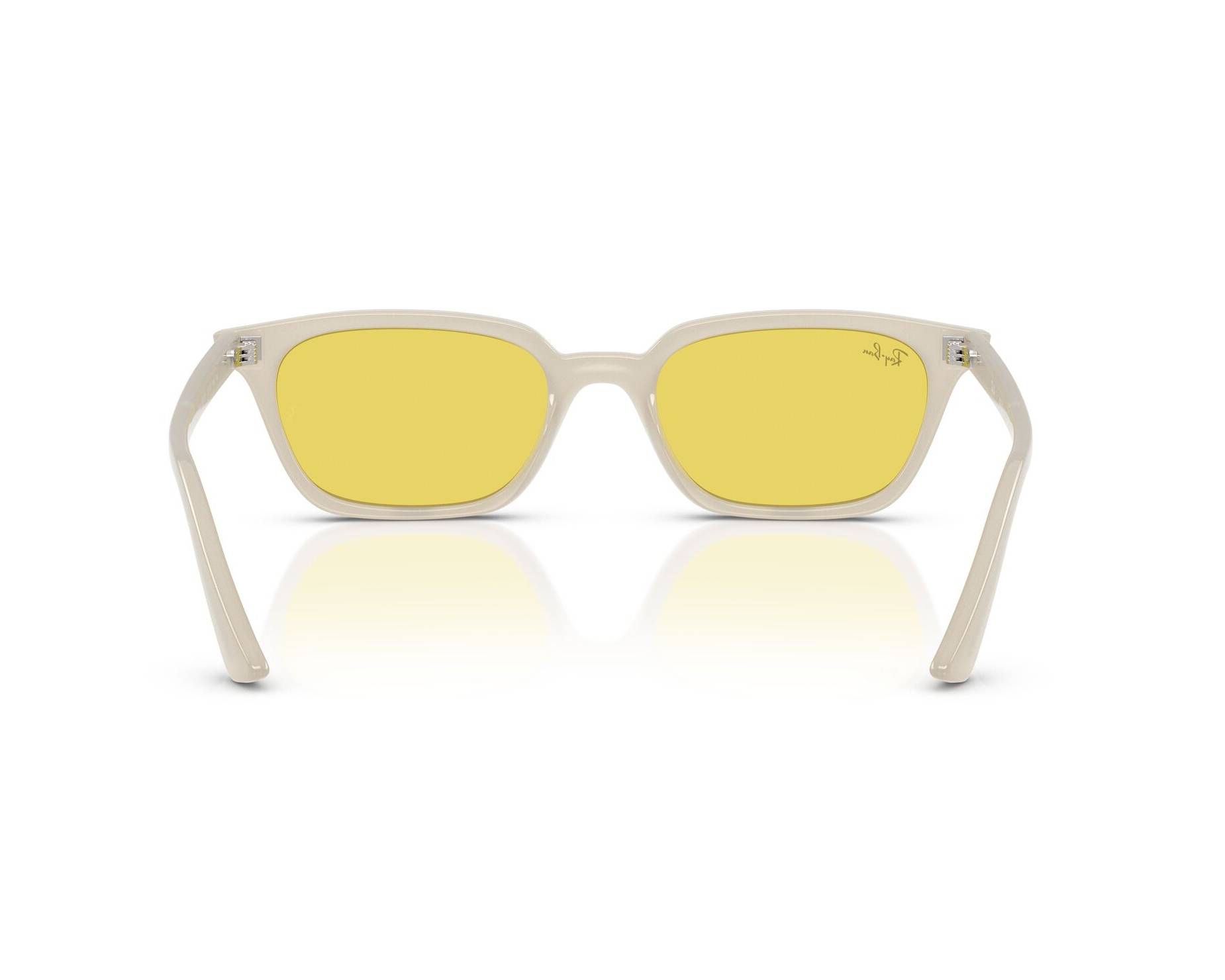 Ray-Ban RB4456 68086D 53-19 Blanc  vue 360 degr&eacute;s 1