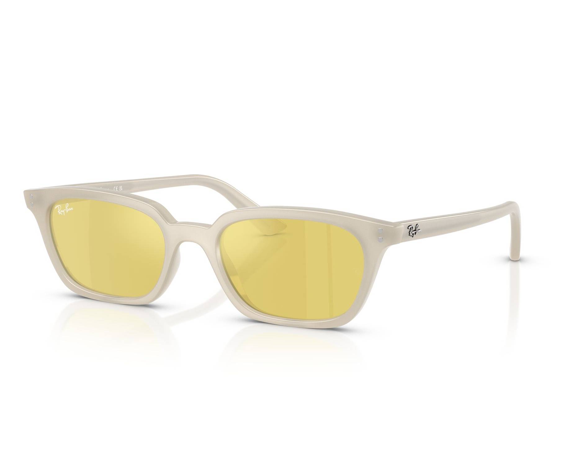 Ray-Ban RB4456 68086D 53-19 Blanc  vue 360 degr&eacute;s 2
