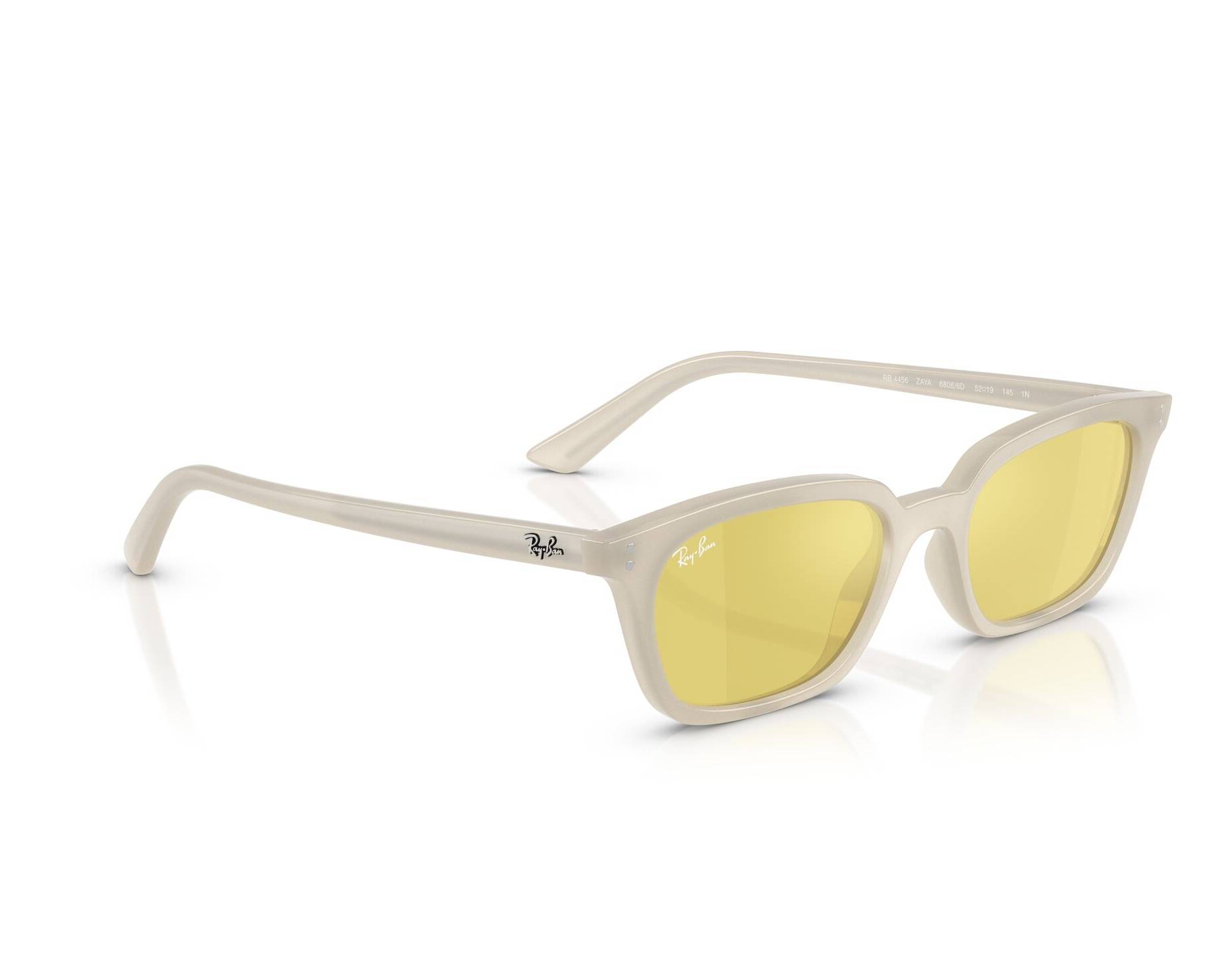 Ray-Ban RB4456 68086D 53-19 Blanc  vue 360 degr&eacute;s 5