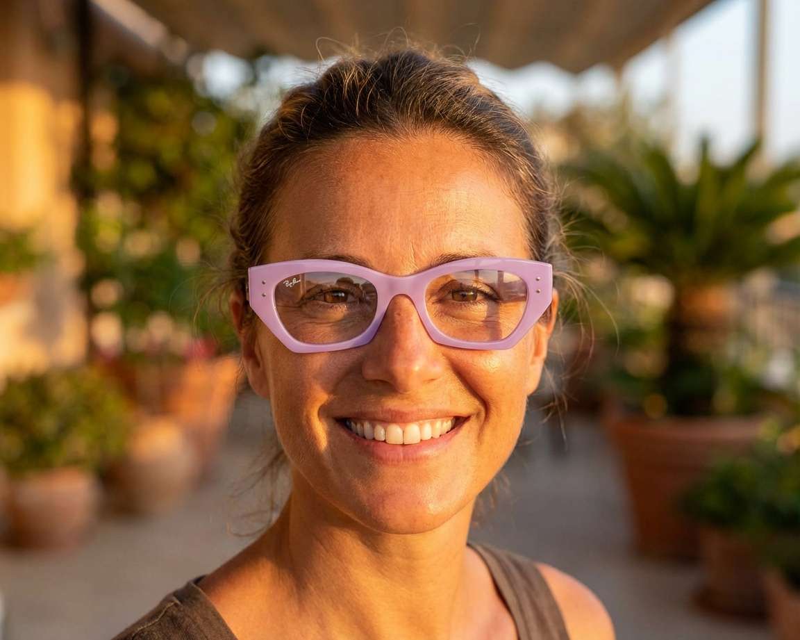 Ray-Ban RX7330 8346 49-22 Violet  vue 360 degr&eacute;s 8