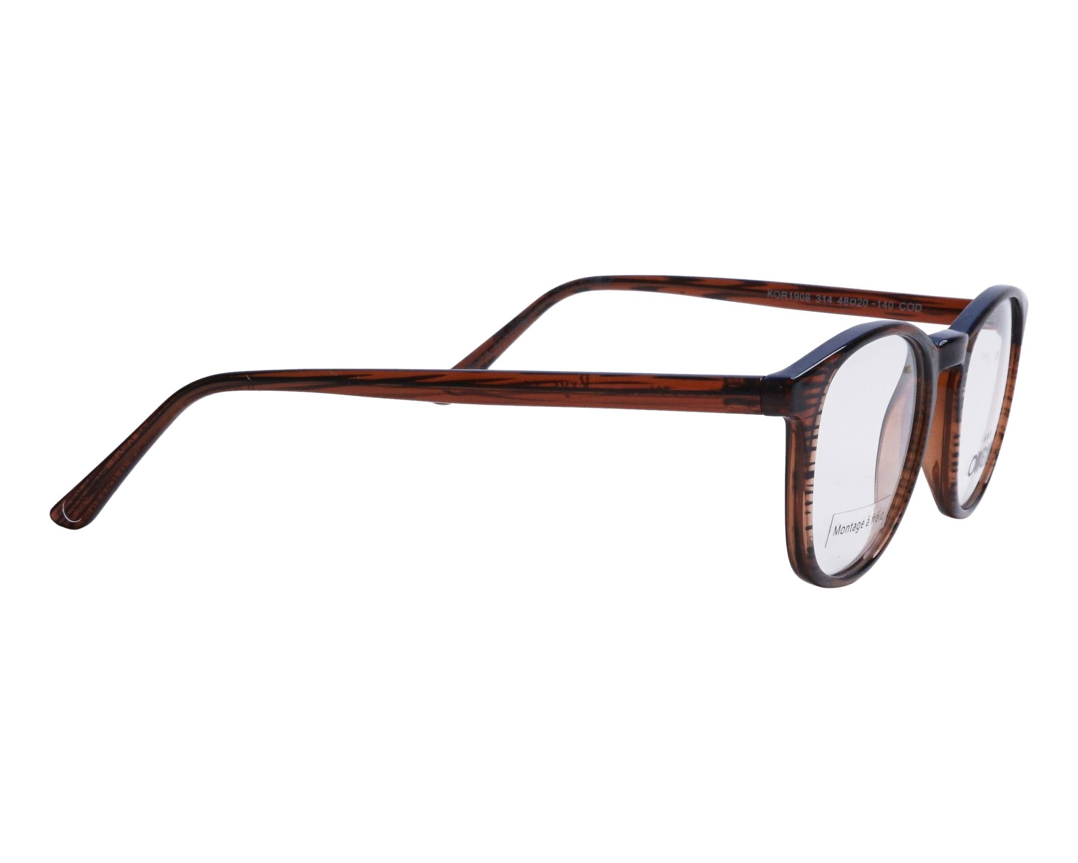 Signature KOR1908 314 48-20 Marron  vue de face