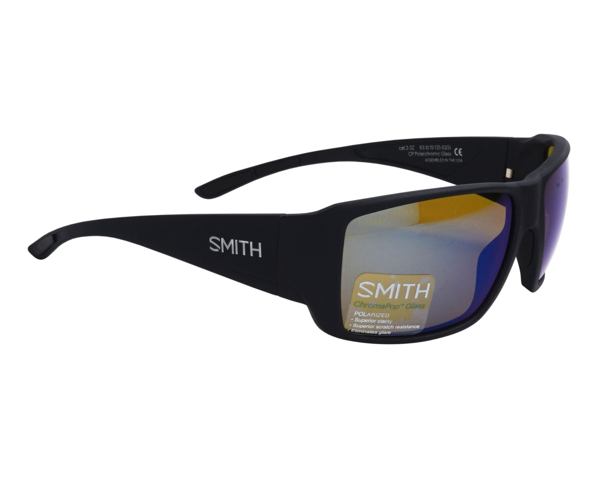 Lunettes De Soleil Smith Guide's Choice XL - Noir Mat, Verre Polarisé ChromaPop