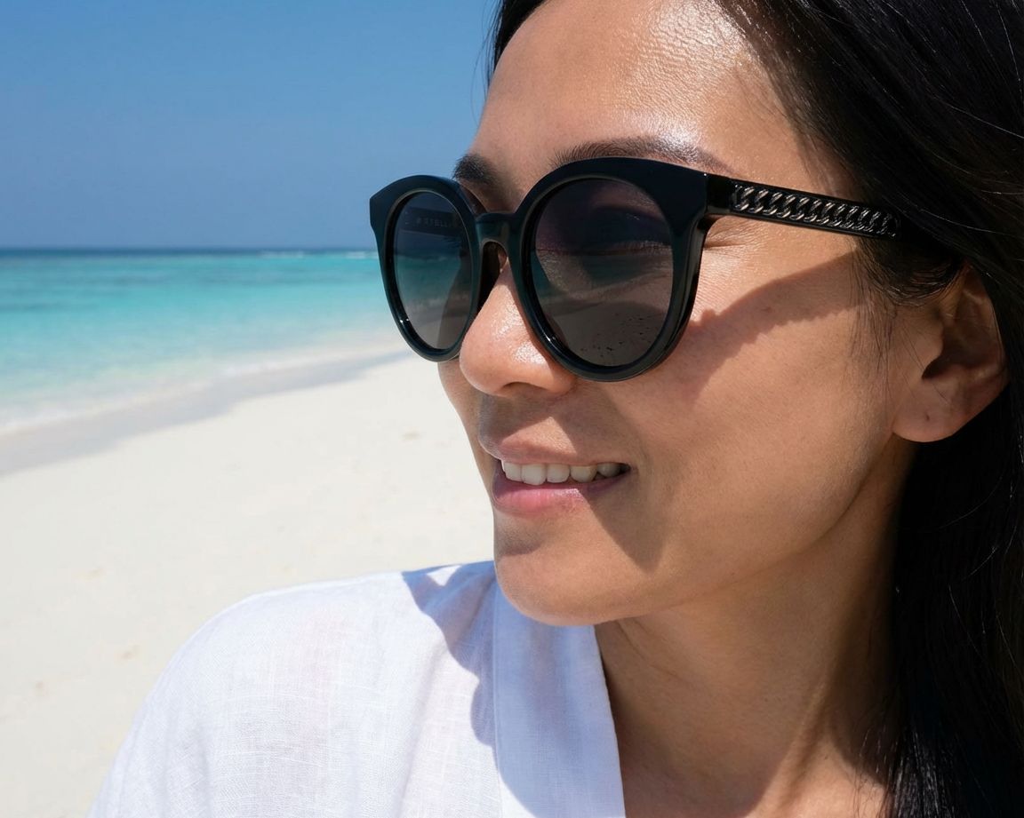 Stella McCartney SC-0097-S 001 50-21 Noir Gunmetal autre vue