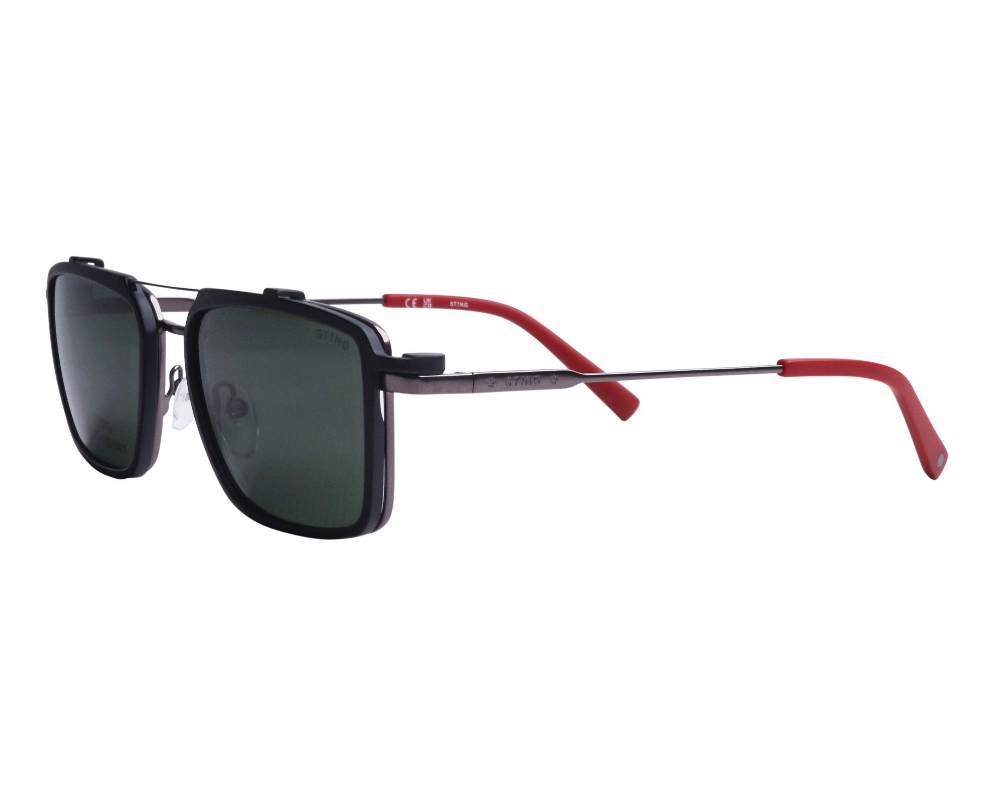 Sting SST430 627P 54-17 Gunmetal Rouge vue 360 degr&eacute;s 6