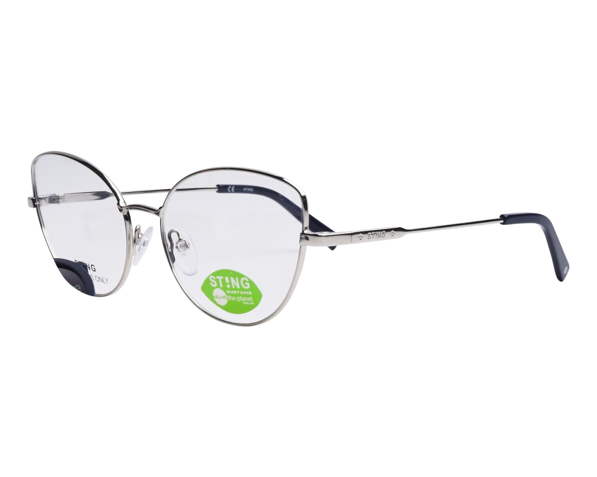 Sting SST431 579P 53-16 Argent Bleu vue 360 degr&eacute;s 4