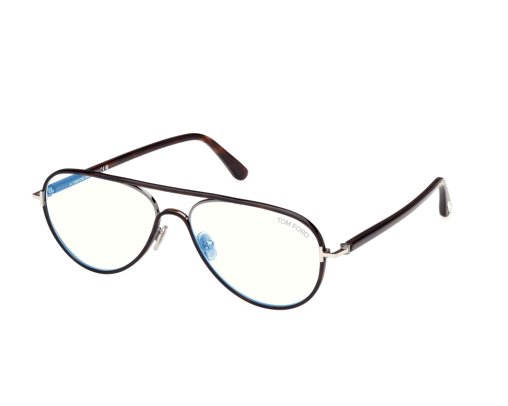 Tom Ford FT-5897-B-V 052 - Havane  vue de profil