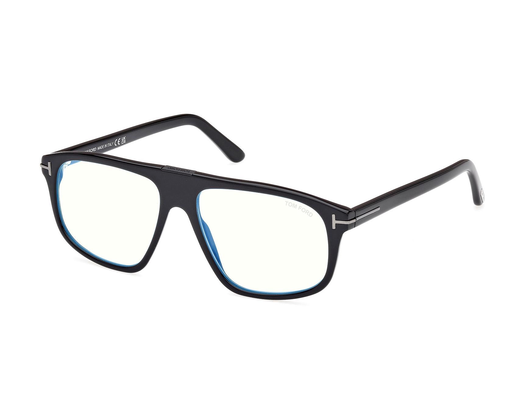 Tom Ford - Blue Block Square Opticals Glasses - Occhiali da Vista Quadrati - Nero - FT5647-D-B Tom Ford - Blue Block Square Opticals Glasses - Occhiali da Vista Quadrati - Nero - FT5647-D-B