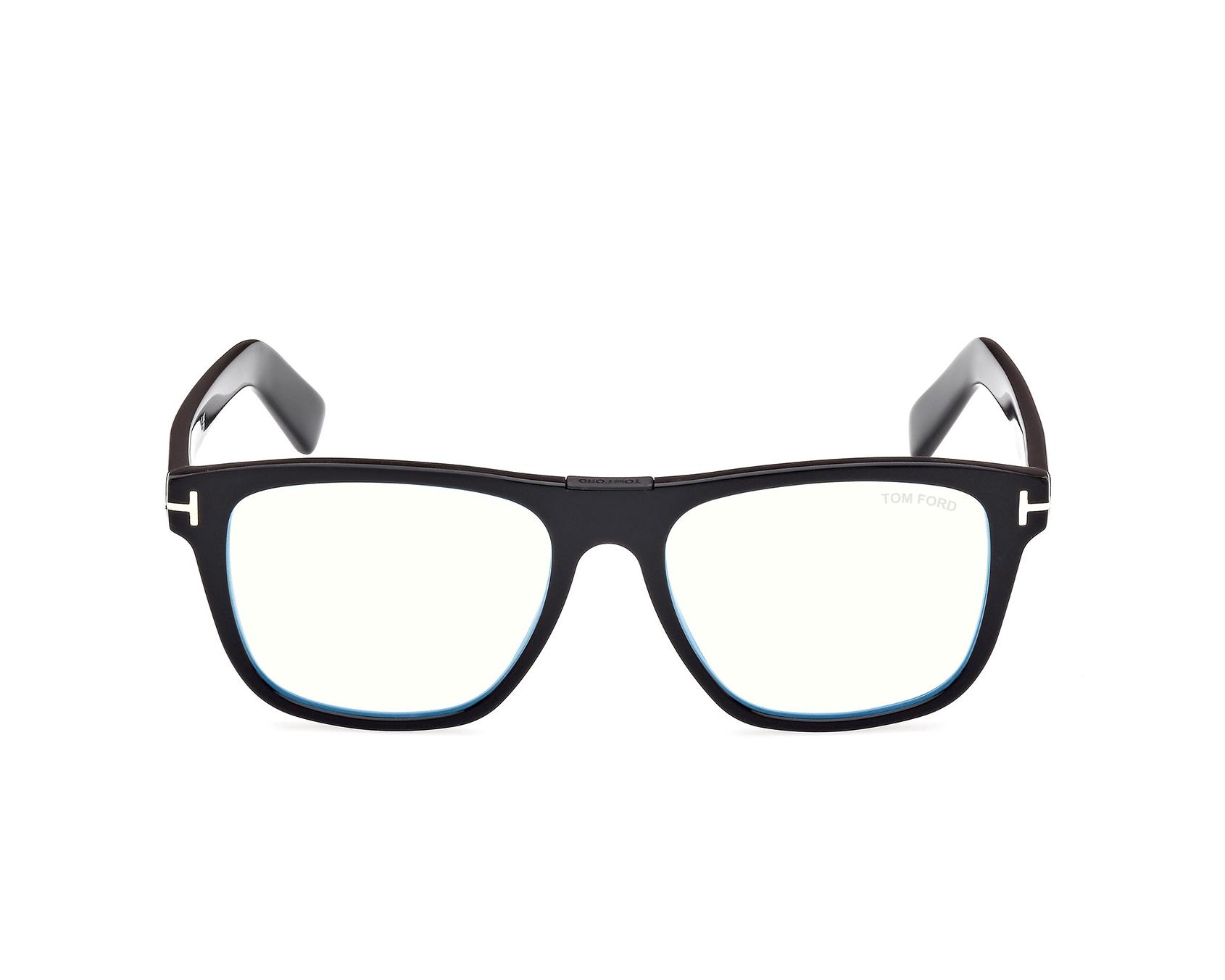 Tom Ford FT-5902-B-V 001 54-17 Black  vue de c&ocirc;t&eacute;