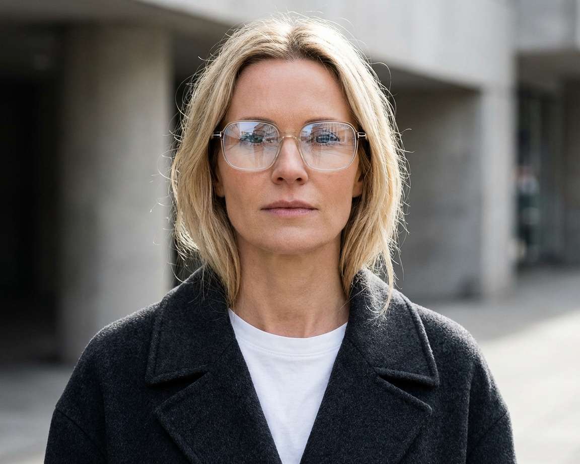 Tom Ford FT5911-BV 093 53-18 Crystal Havana vue de face