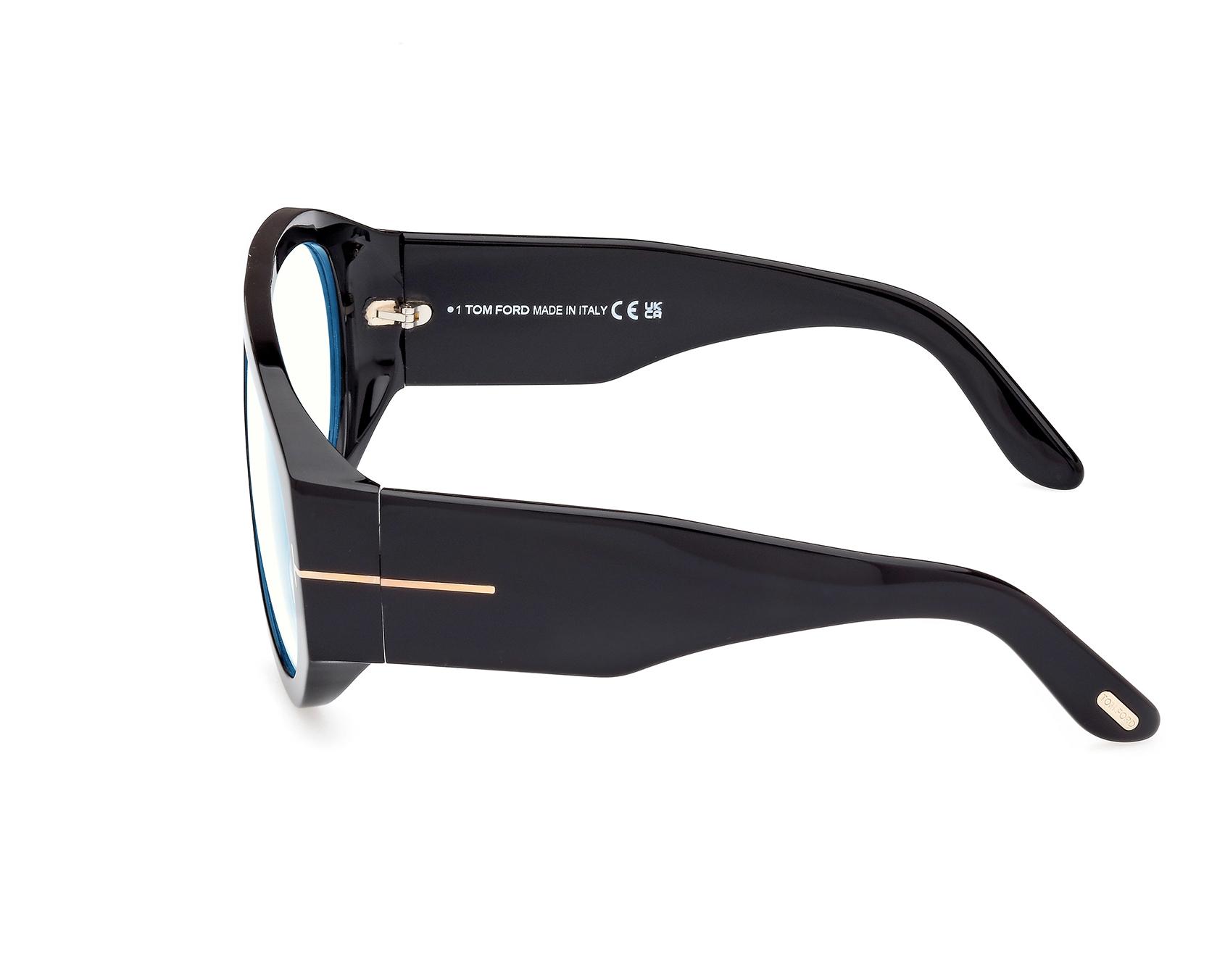 Tom Ford FT-5958-B-V 001 60-12 Noir  vue de face