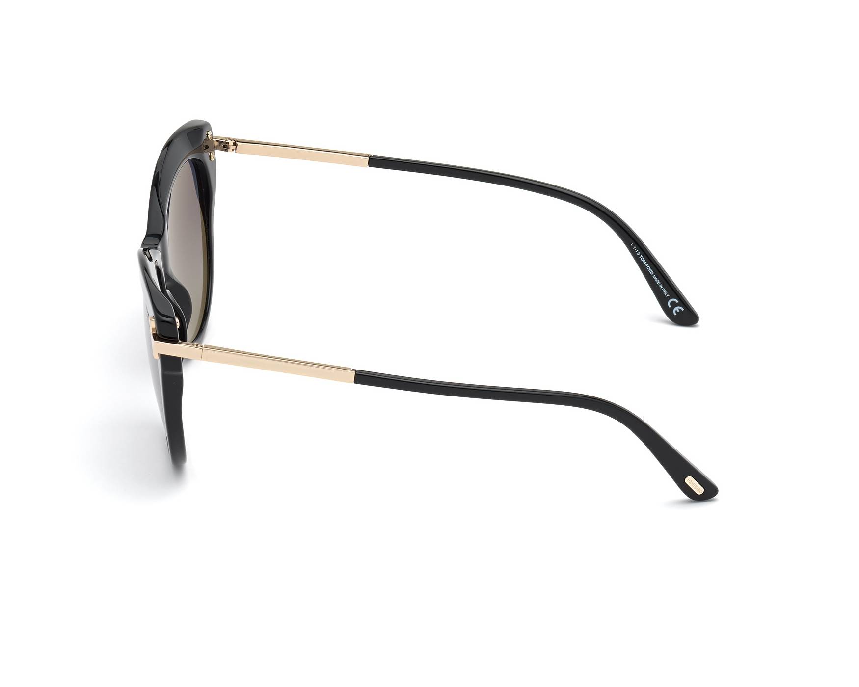 Tom Ford TF-821 01D 56-16 Noir Argent vue 360 degr&eacute;s 2