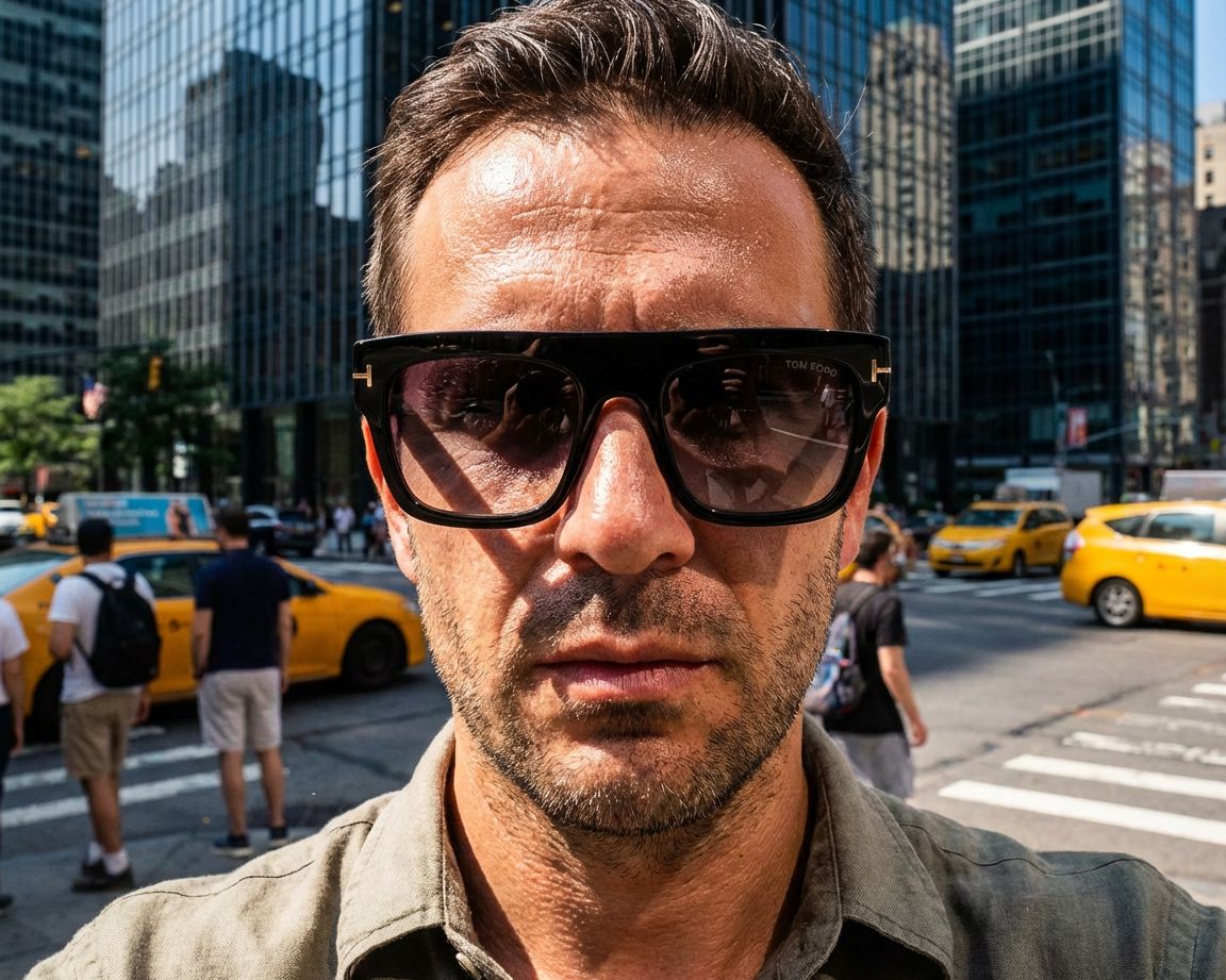 Tom Ford TF-847 01B 52-21 Noir  vue 360 degr&eacute;s 10