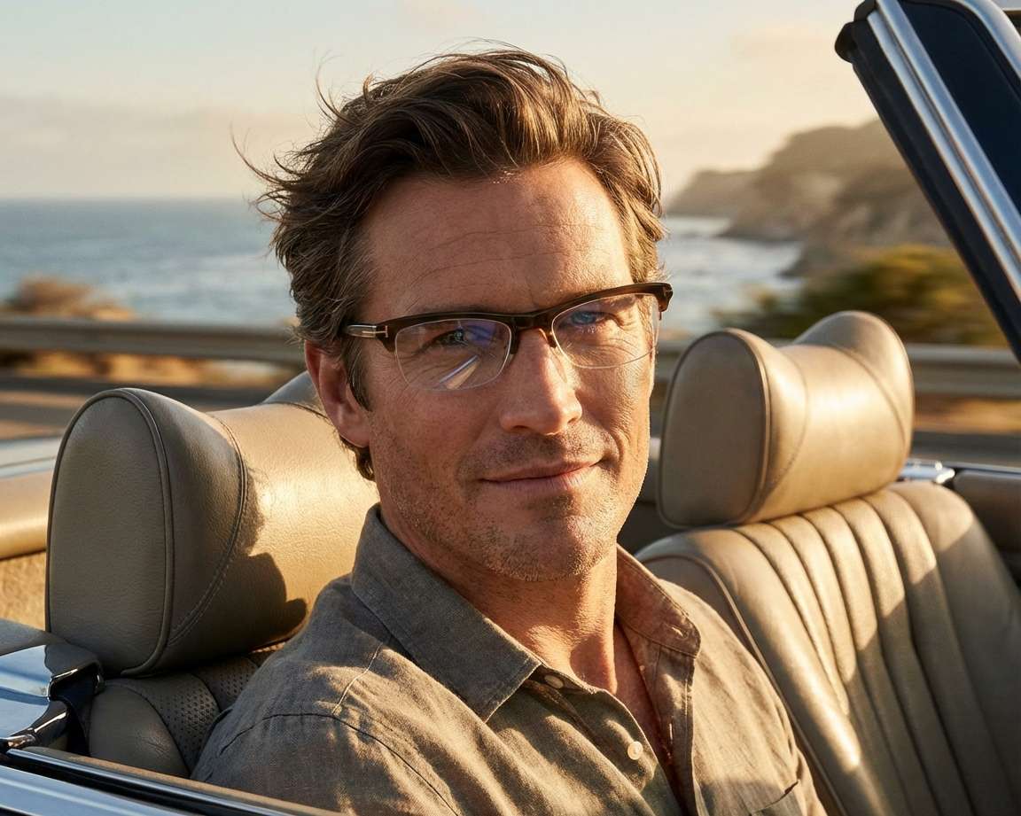 Tom Ford TF-5133 045 52-18 Marron  autre vue