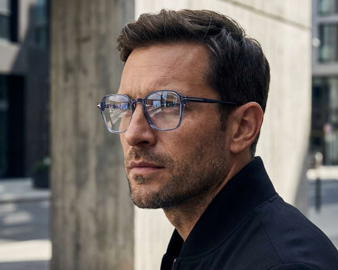 Tom Ford TF-5804-B 090 50-19 blau  autre vue