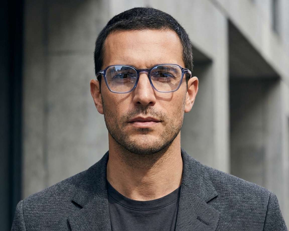 Tom Ford TF-5804-B 090 50-19 blau  autre vue