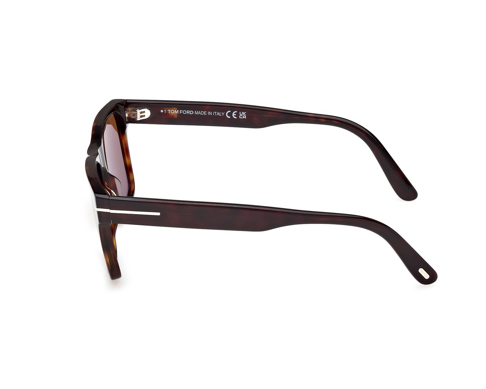 Tom Ford FT1205 52E 55-17 havana  vue de profil