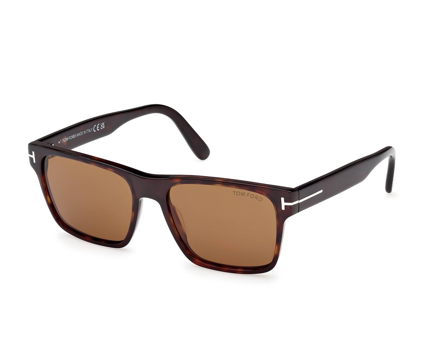 Tom Ford FT1205 52E 55-17 havana  vue de face