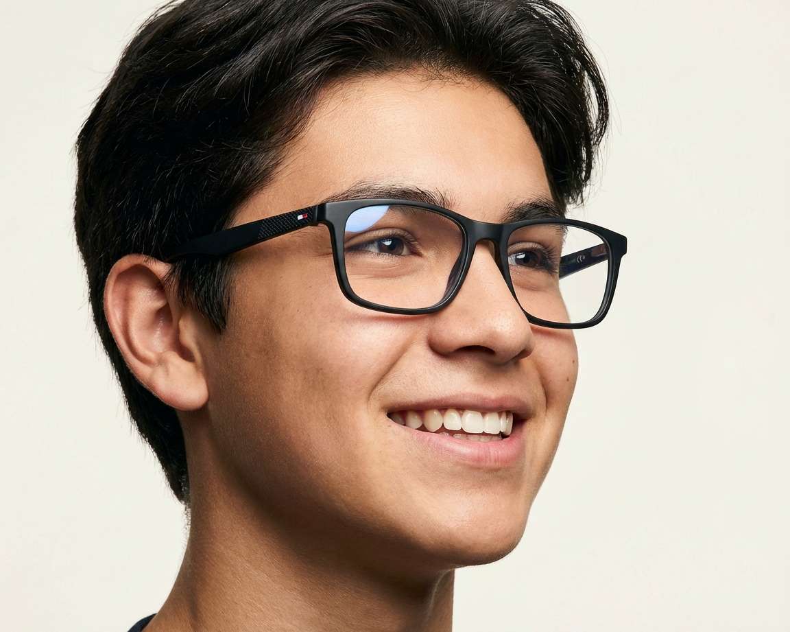 Tommy Hilfiger TH-2025 003 52-16 Noir  vue 360 degr&eacute;s 5