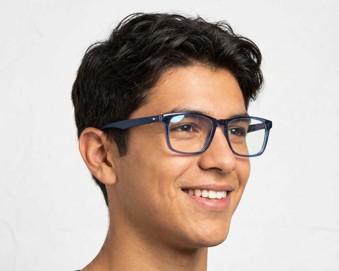 Tommy Hilfiger TH-2025 PJP 52-16 Bleu  vue 360 degr&eacute;s 5