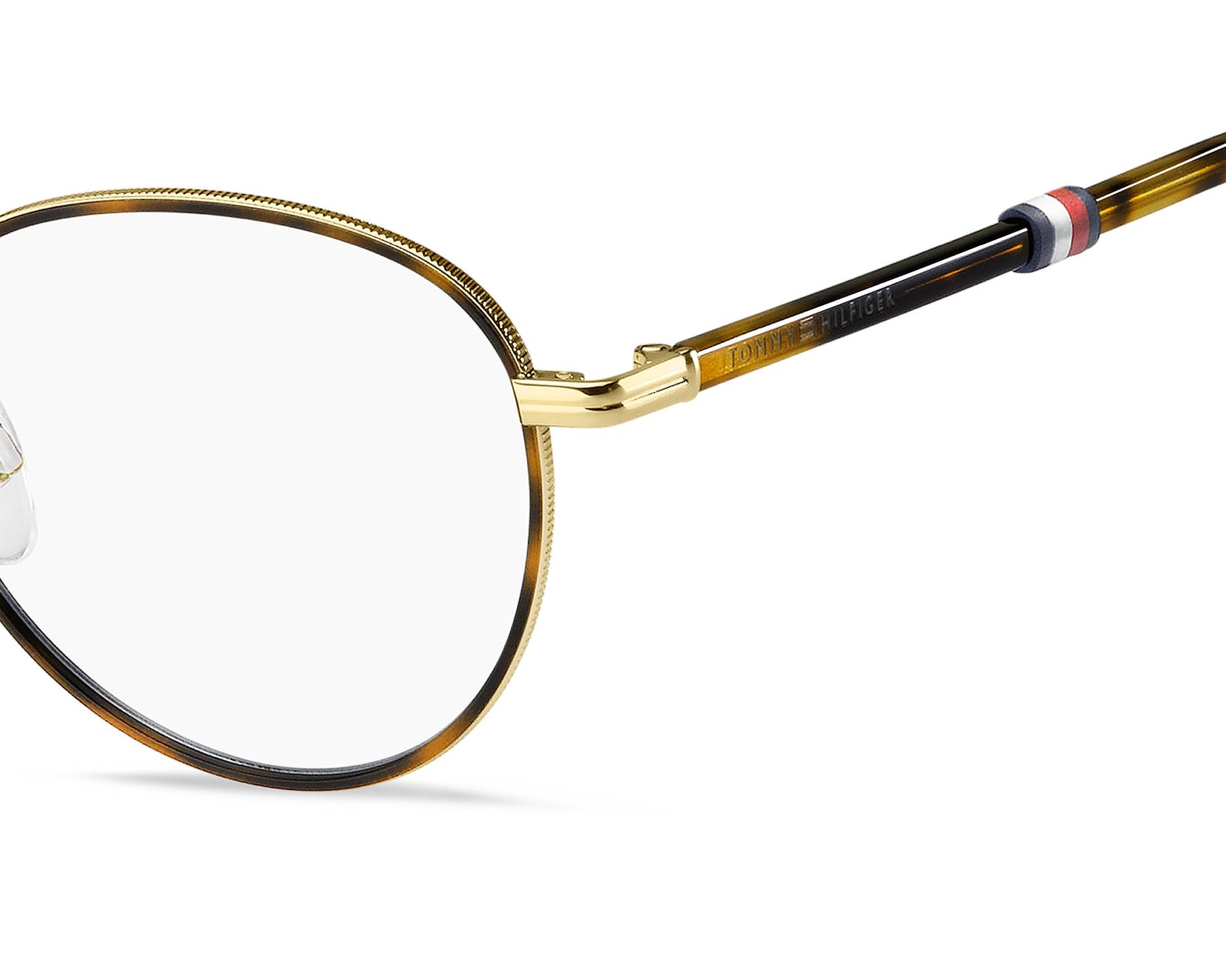 Tommy Hilfiger TH-1687 J5G 50-21 Or Havane vue de c&ocirc;t&eacute;