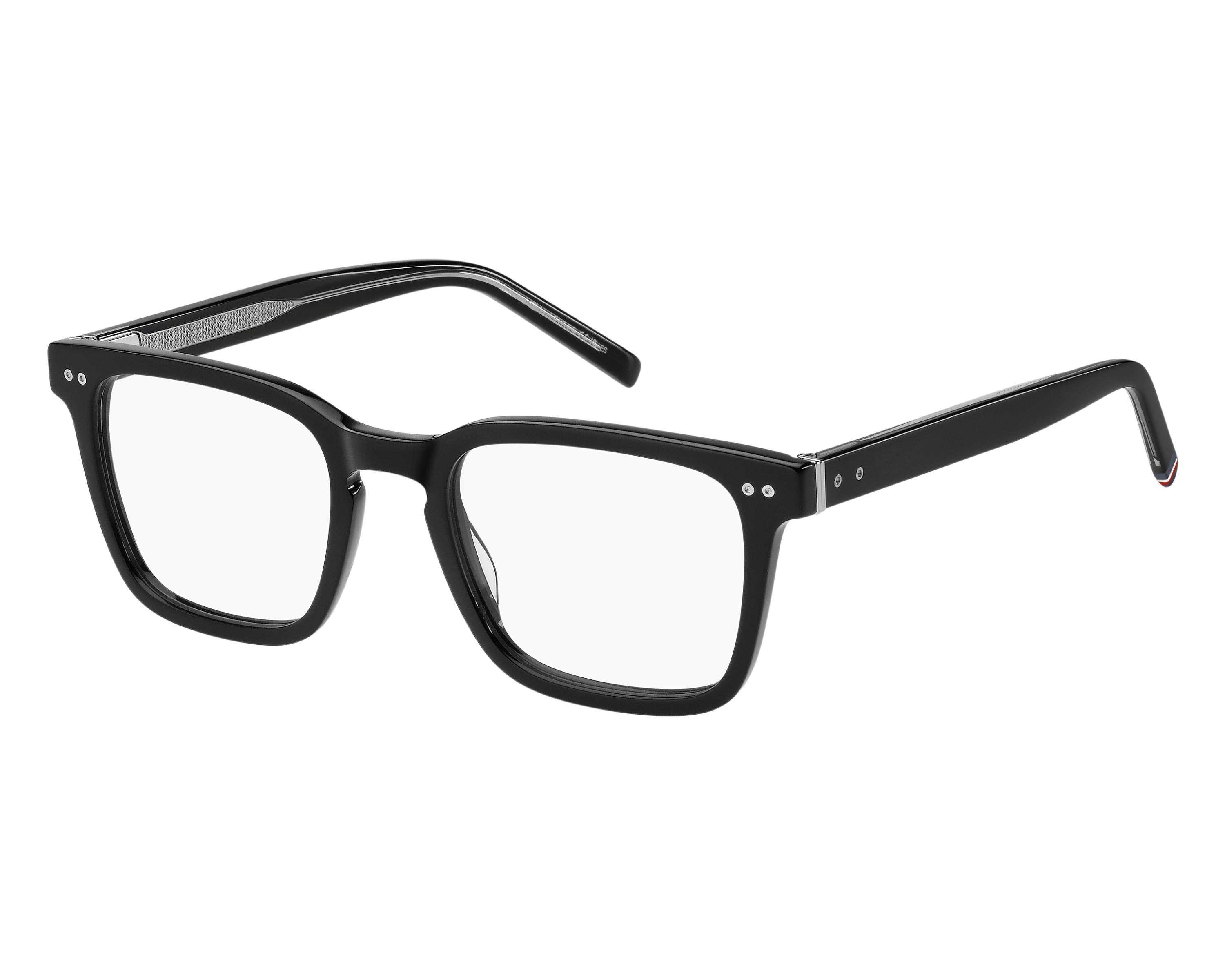 Tommy Hilfiger Rectangle Woman Black Acetate Frame TOMMY HILFIGER TH4418 C2 53/18 140 – Bonton Optician main image 4