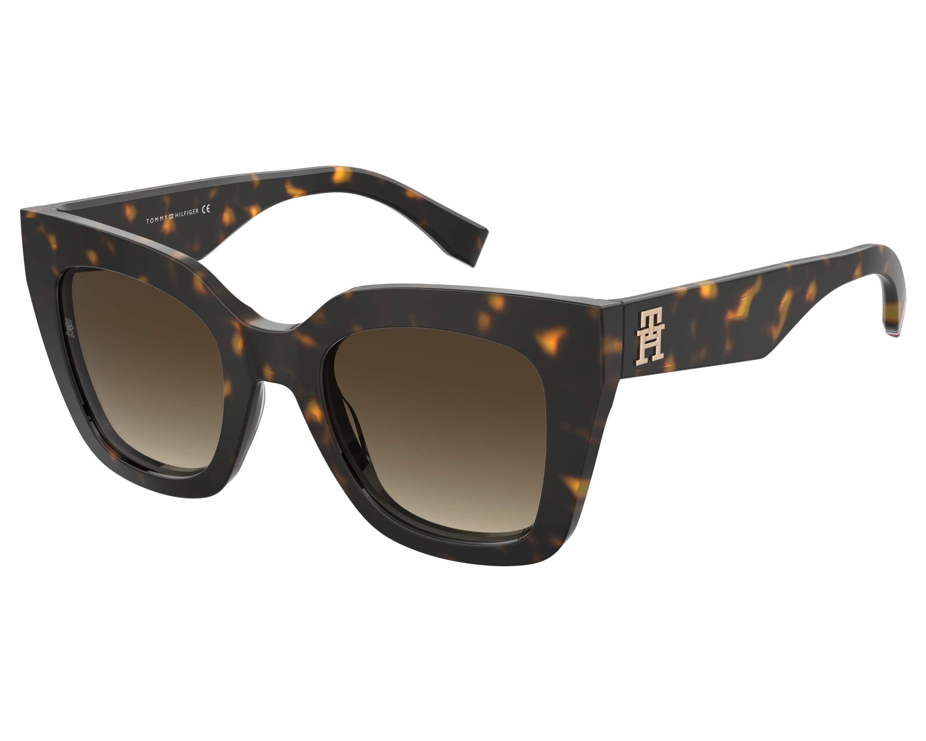 Tommy Hilfiger TH-2051-S 086HA 50-23 Havane  vue de profil