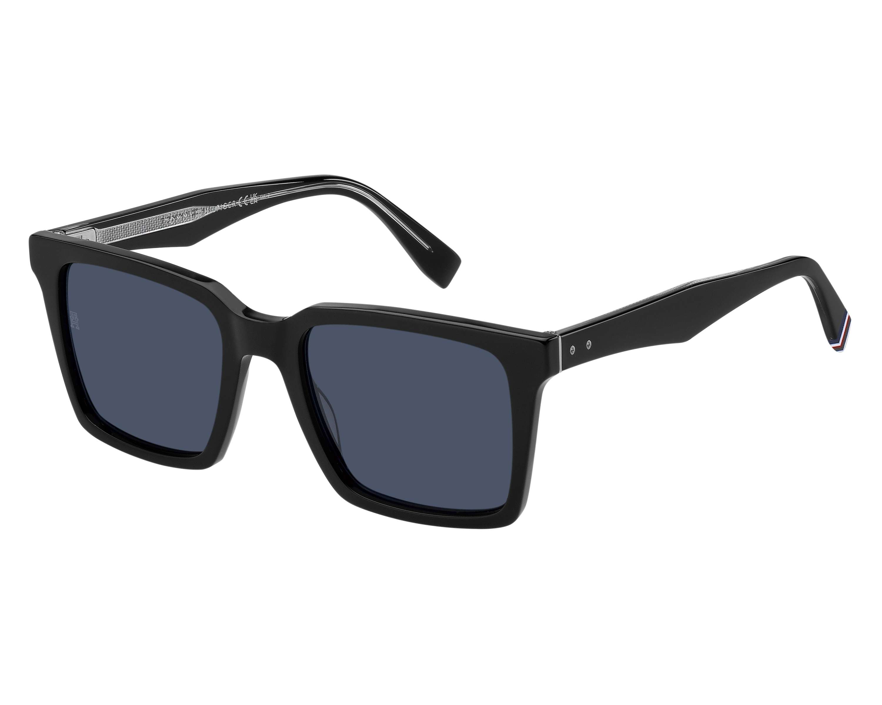Tommy Hilfiger Black Rectangular Sunglasses Tommy Hilfiger MP OM652 Rectangular Sunglasses Navy Blue  main image 3