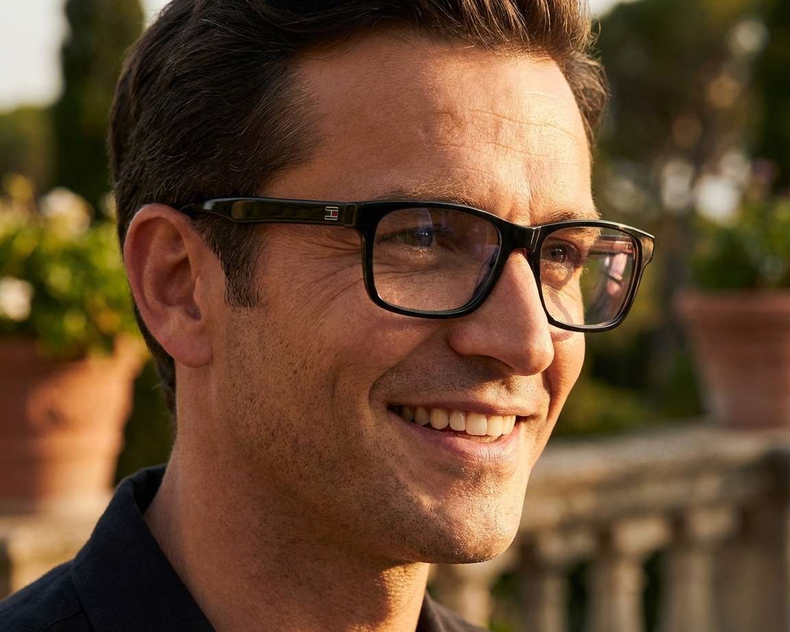 Tommy Hilfiger TH-2076 807 55-17 Noir  vue 360 degr&eacute;s 5