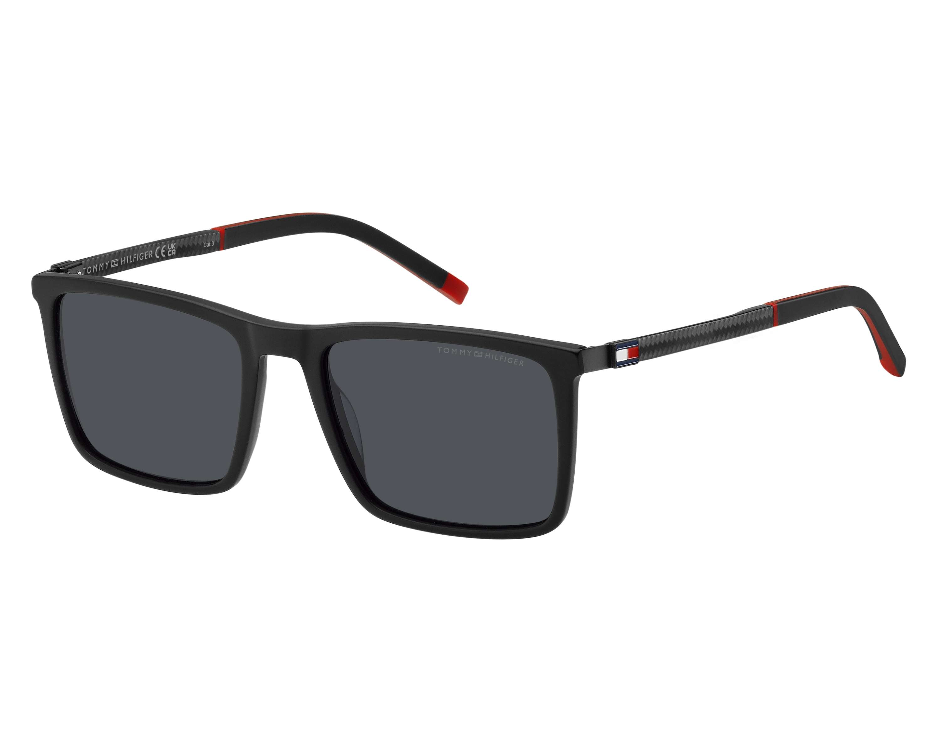 Tommy Hilfiger TH-2077-S 003/IR 55-19 Noir  vue de profil