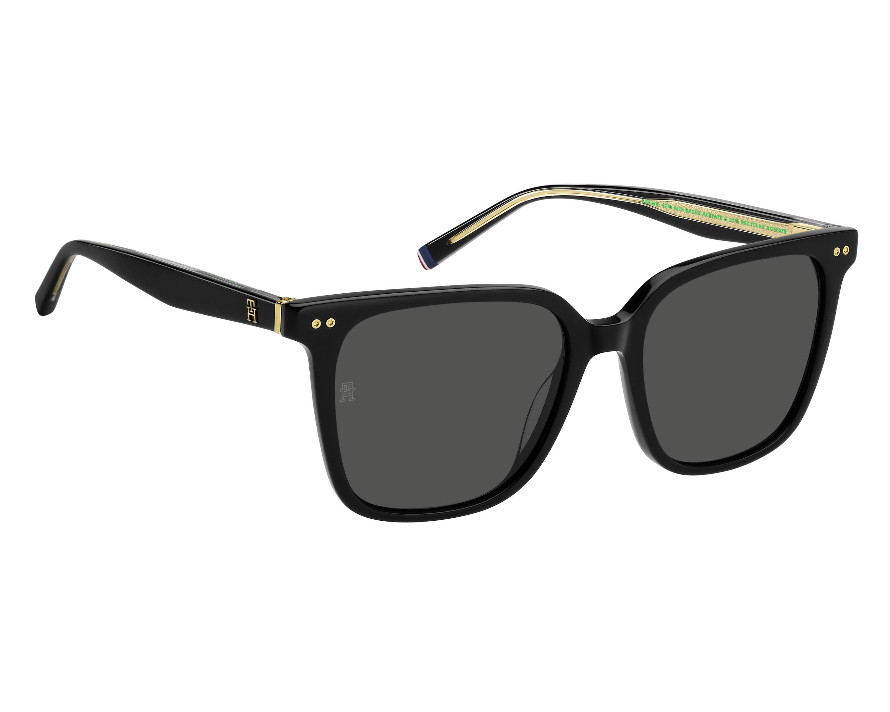 Tommy Hilfiger TH-2211-S 807/IR 53-17 Noir  vue 360 degr&eacute;s 2