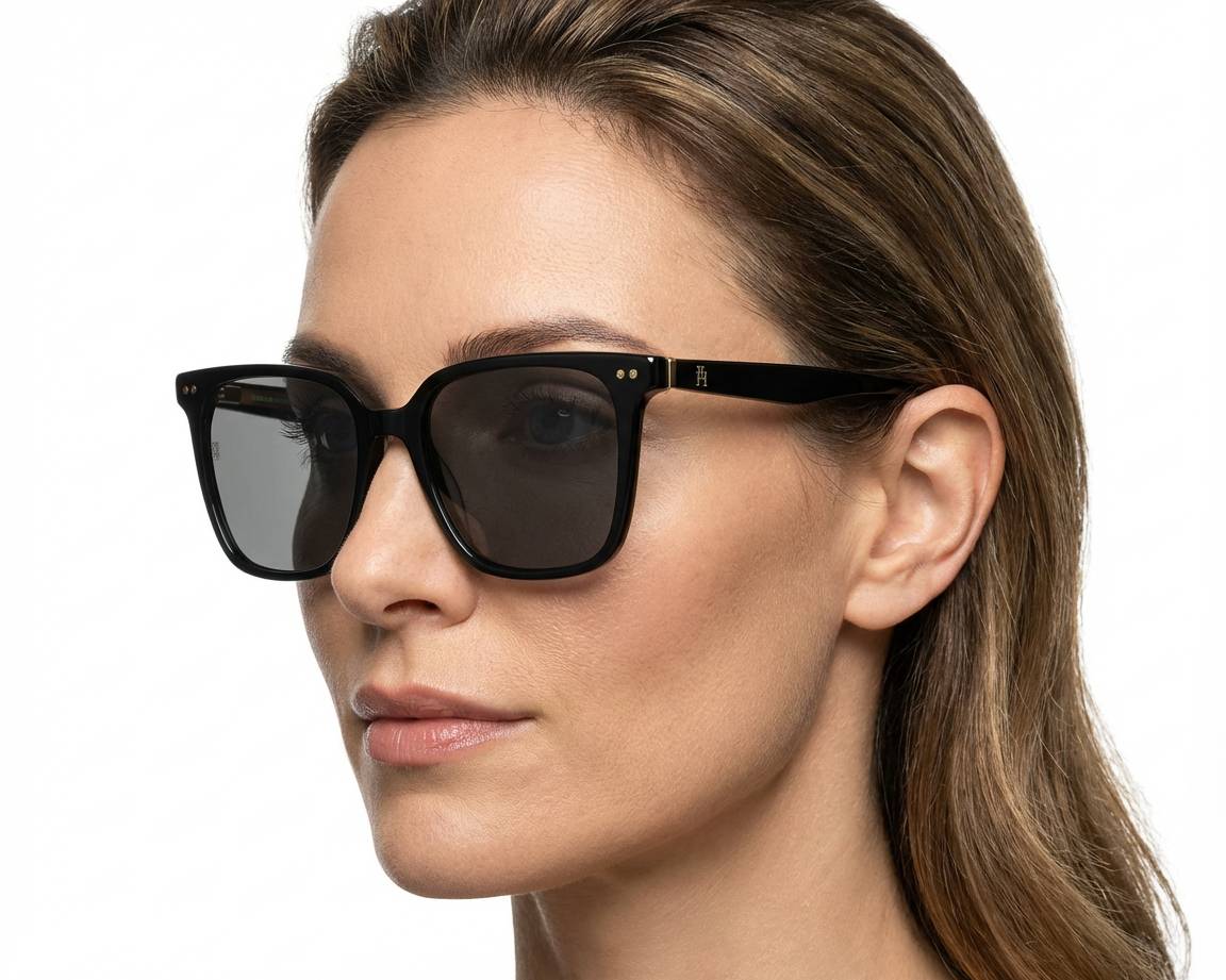 Tommy Hilfiger TH-2211-S 807/IR 53-17 Noir  vue 360 degr&eacute;s 5