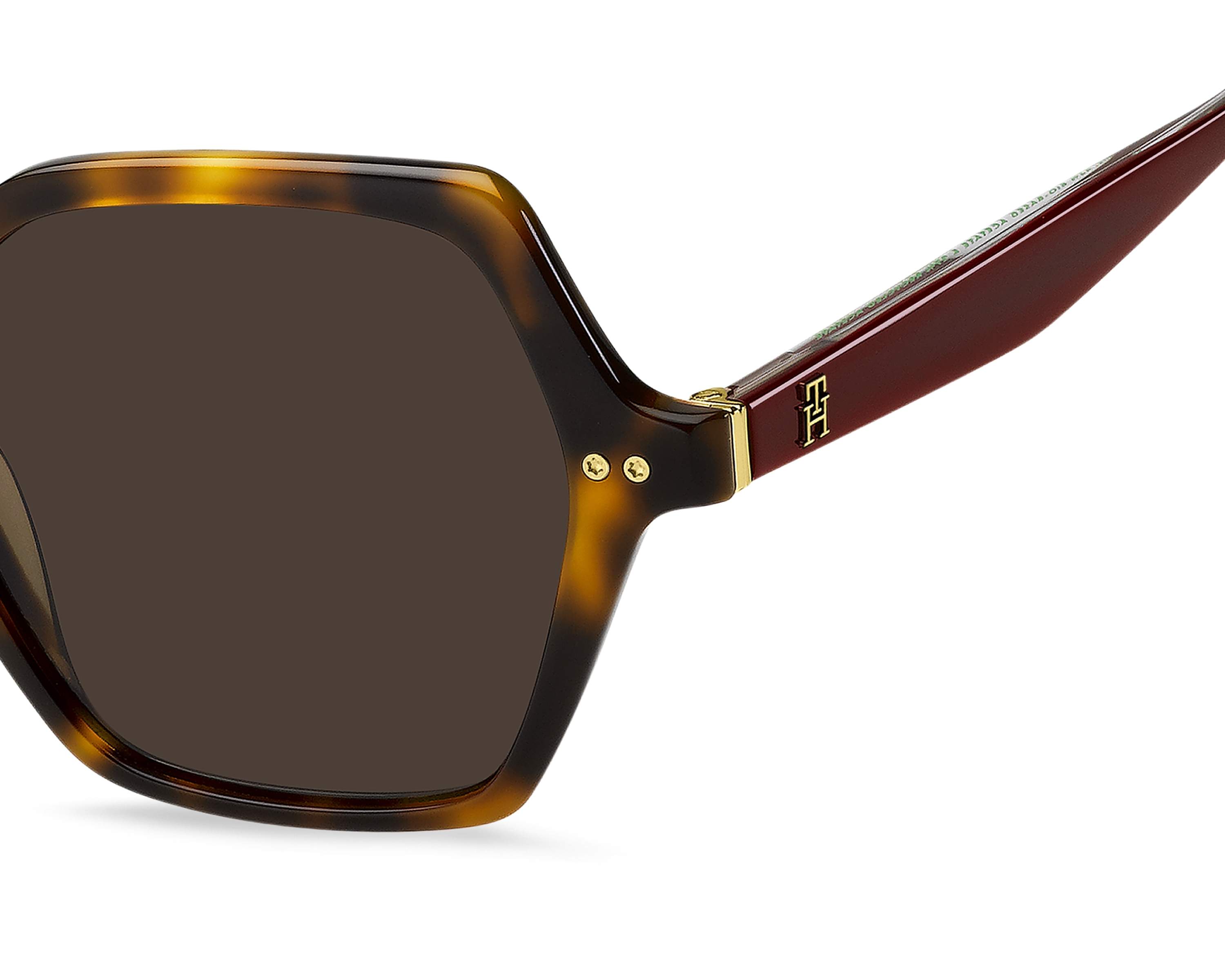 Tommy Hilfiger TH-2213-S 05L/70 52-17 Havane  vue de c&ocirc;t&eacute;