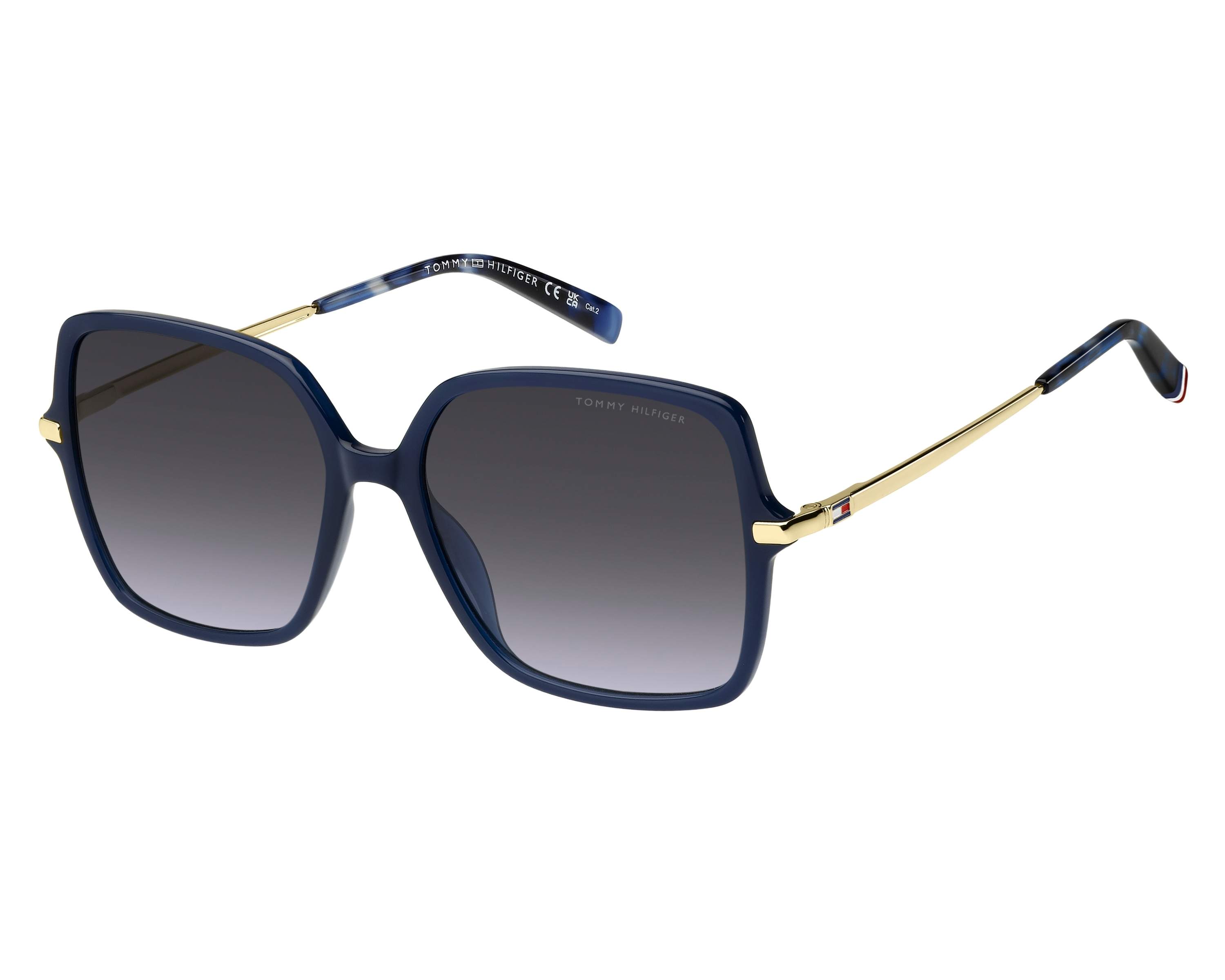 Tommy Hilfiger TH-2220-S PJP/8 57-17 Bleu  vue de c&ocirc;t&eacute;