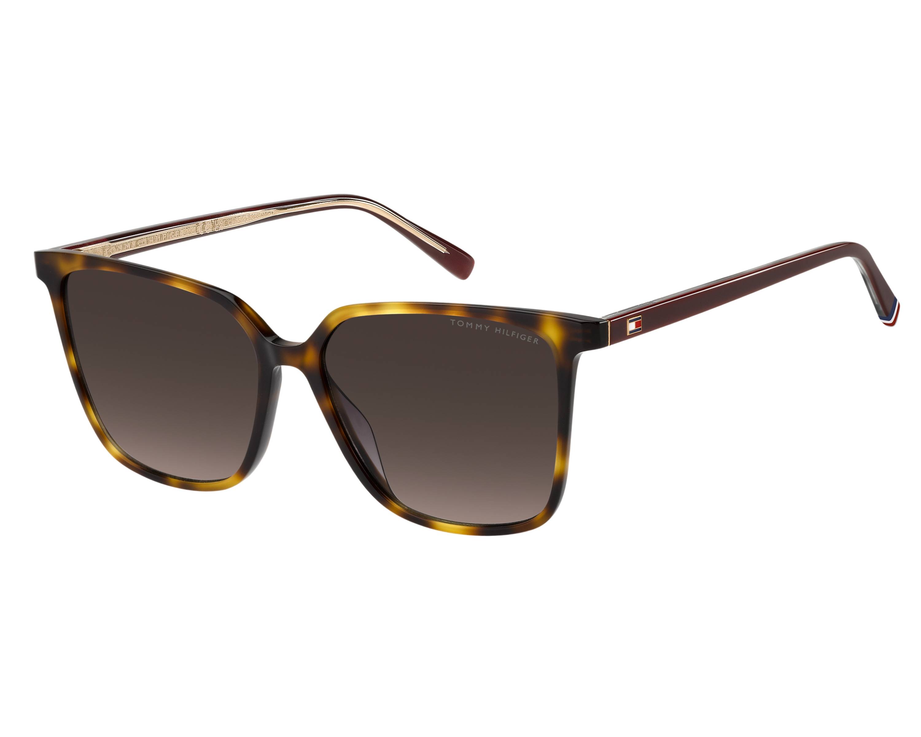 Tommy Hilfiger TH-2292-S 05L/HA 55-14 Havane  vue de c&ocirc;t&eacute;