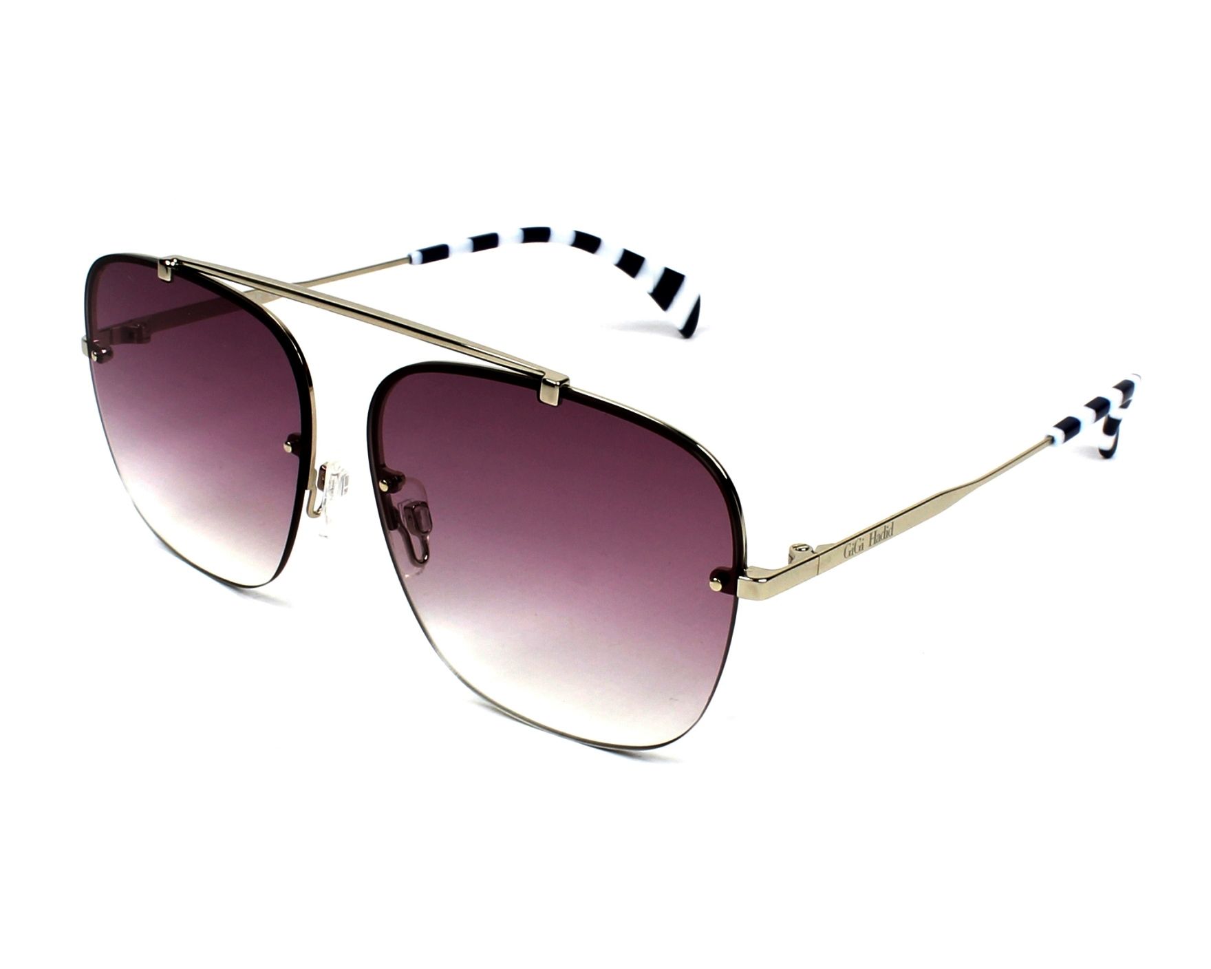 Tommy Hilfiger TH Gigi Hadid 3S Womens Metal Sunglass 0J5G70 Gold 99-01 Gigi Hadid x Tommy Hilfiger Launch New Speed-Inspired  main image 2