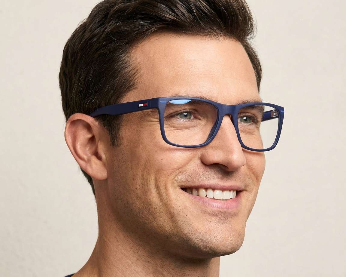 Tommy Hilfiger TJ-0045 ZX9 52-19 Bleu Turquoise vue 360 degr&eacute;s 9