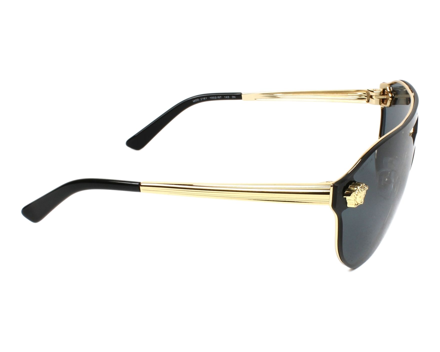 VERSACE Lunettes De Soleil VE2161 100287 Or Noir Gris VERSACE Lunettes De Soleil VE2161 100287 Or Noir Gris