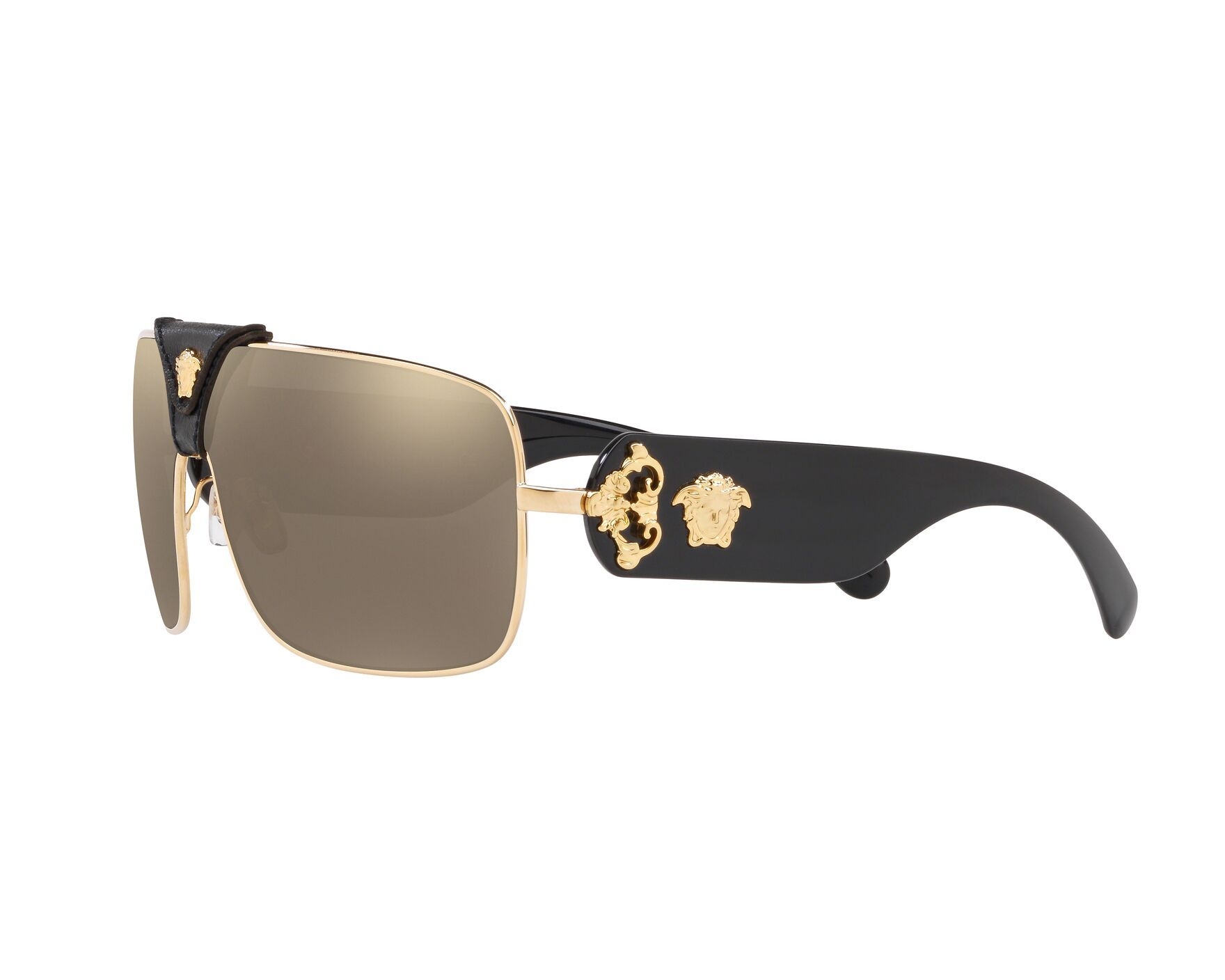 Versace VE-2207-Q 1002/5 - Noir Or vue 360 degr&eacute;s 3