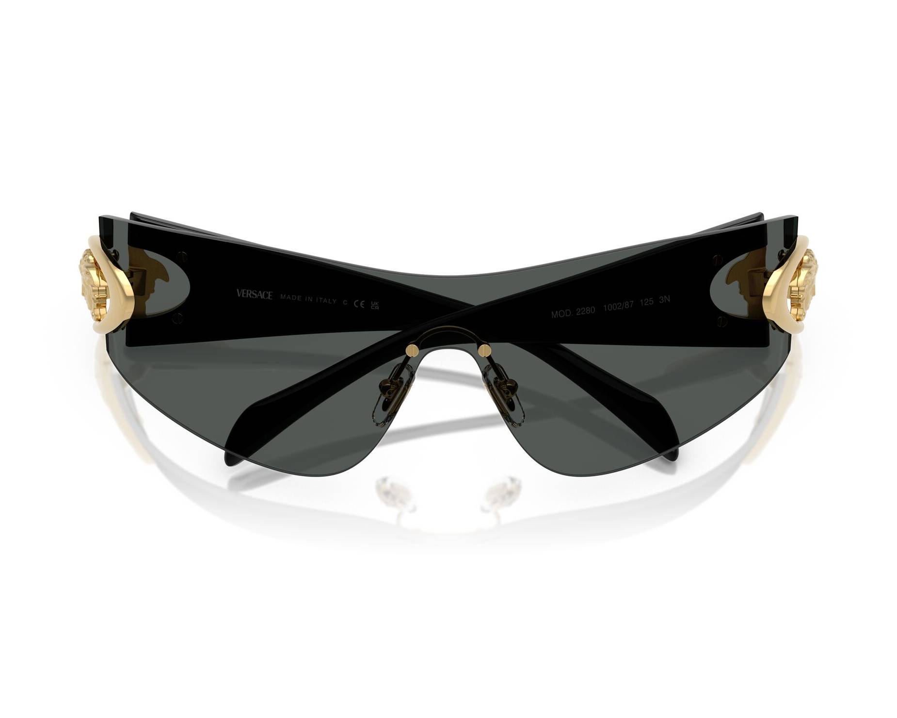 NEW MOD 2277 1002/87 VERSACE BLACK RIMLESS SQUARE VE2277 100287 WOMEN SUNGLASSES Versace 2279 1002/87 Sunglasses - US main image 4