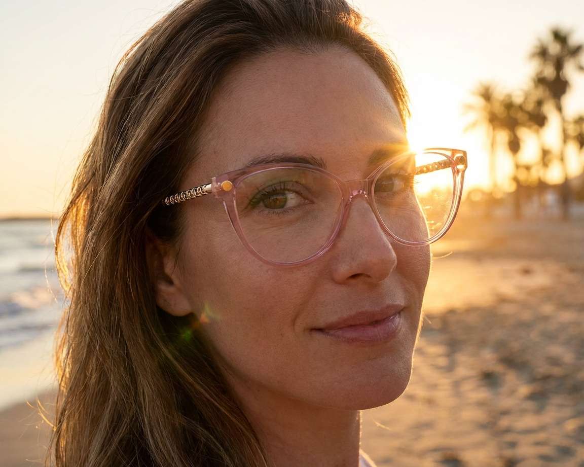 Versace VE3353 5323 54-16 Rose  vue 360 degr&eacute;s 7