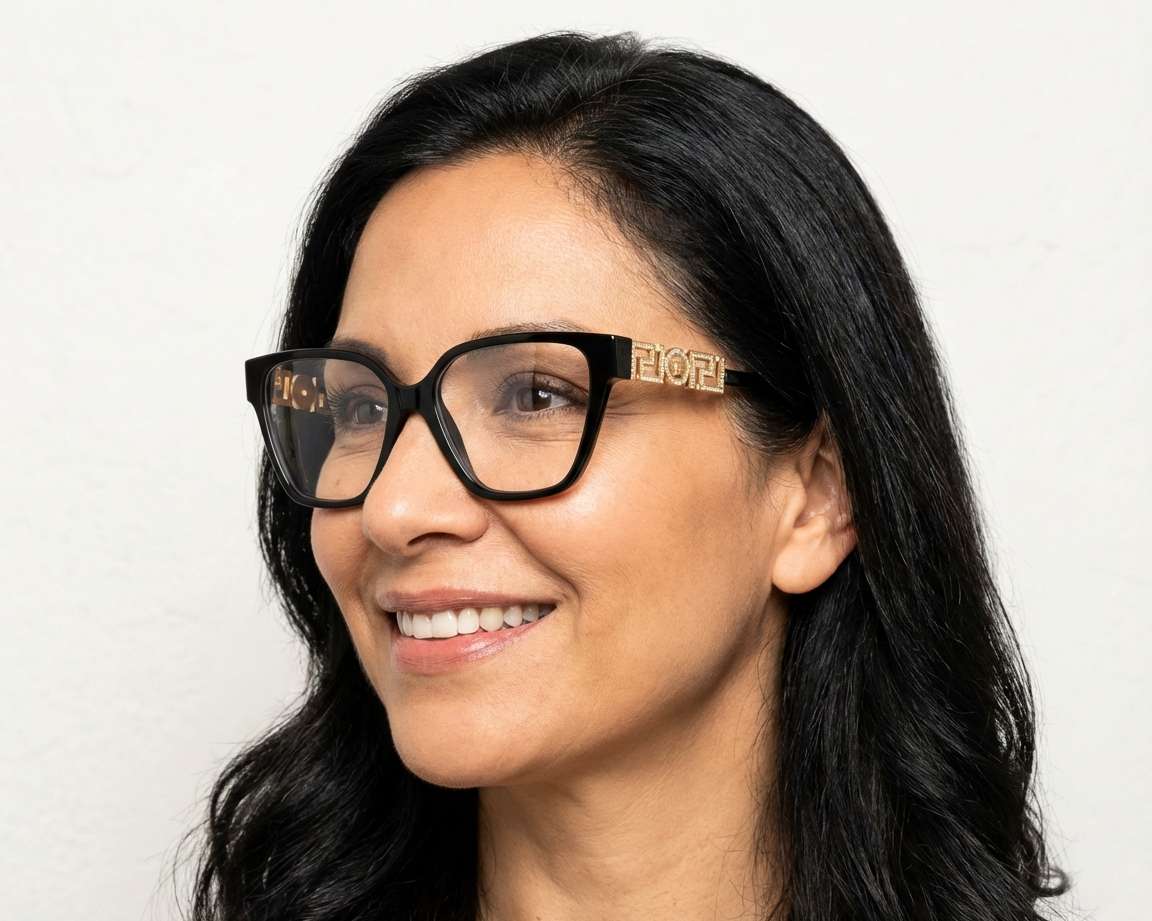 Versace VE3358B GB1 52-16 Black  vue 360 degr&eacute;s 7