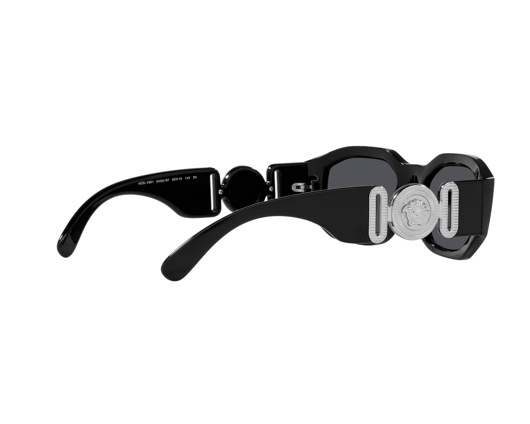 Versace VE4361 542287 53-18 Black  vue 360 degr&eacute;s 10